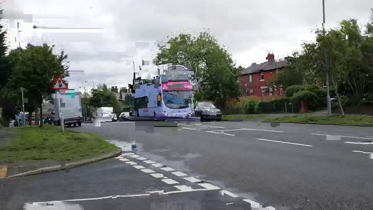 3 Buses at Five Lane Ends