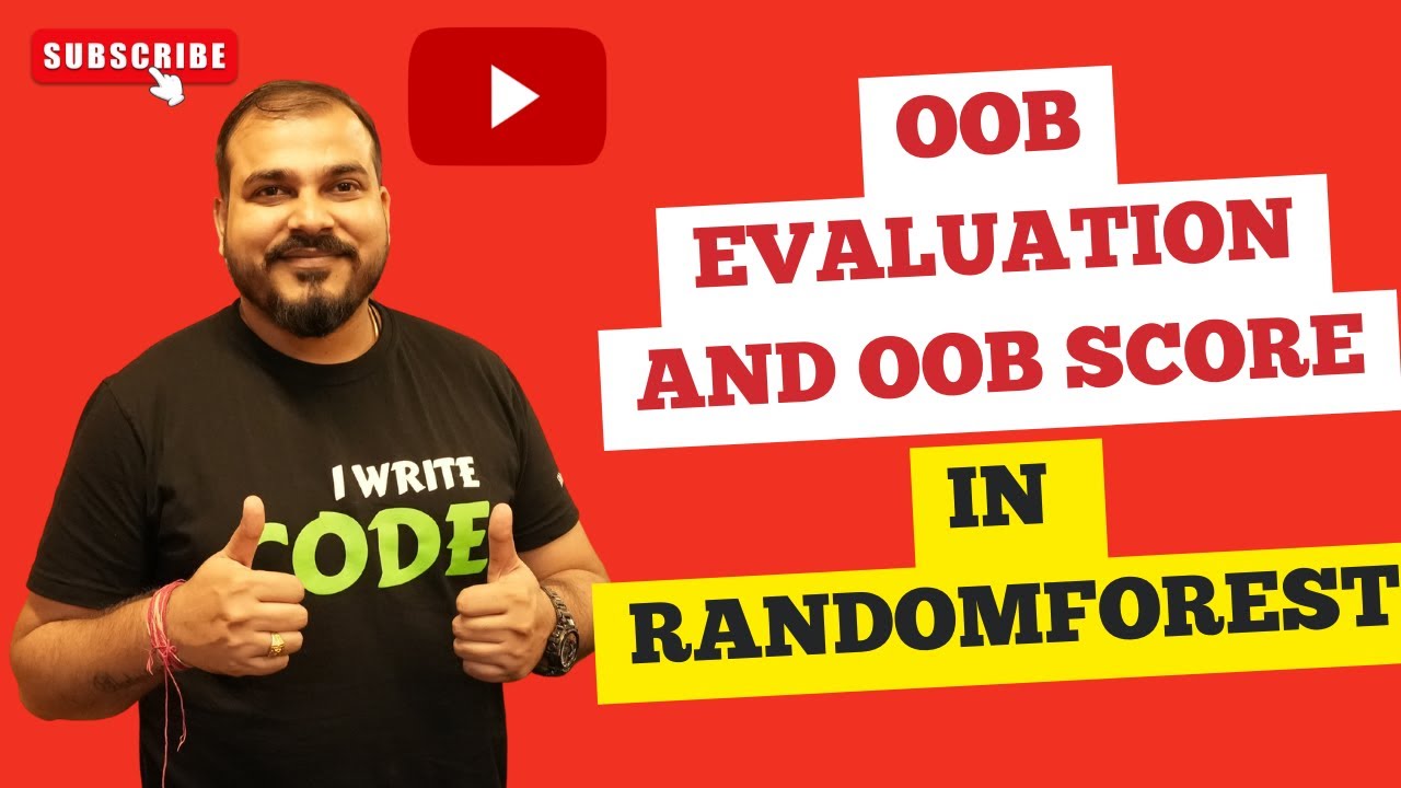 Out Of Bag Evaluation(OOB) And OOB Score Or Error In Random Forest