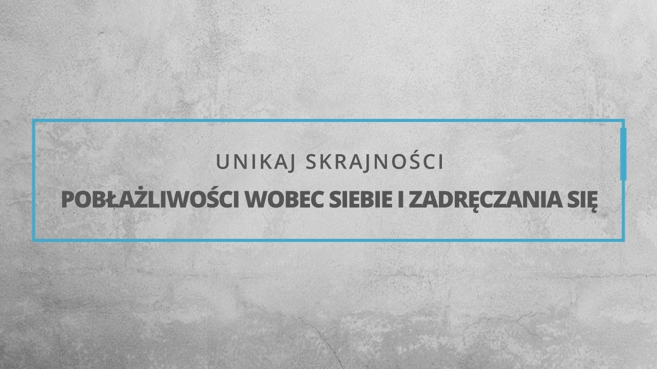 W przyjaźni z samym sobą | ks. Marek Dziewiecki