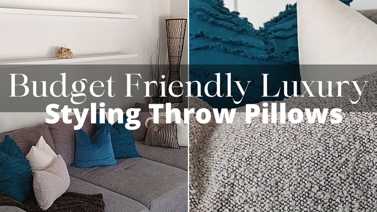 BUDGET FRIENDLY LUXURY! Throw Pillow Covers ~ Couch/ Bed Boucle Pillows On Amazon