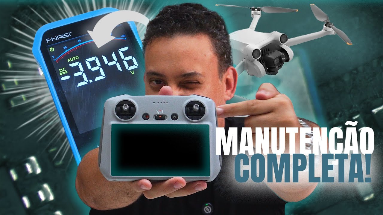 Não liga e não carrega! Controle do Dji Mini 3