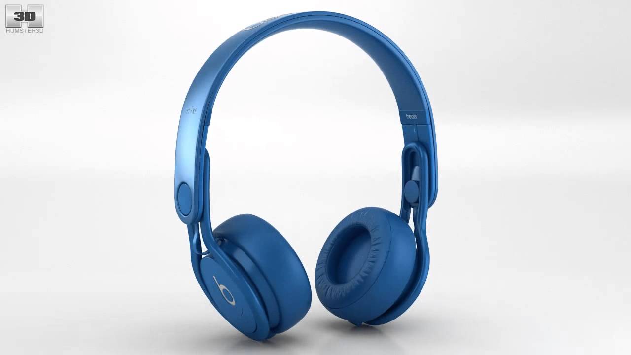 Beats Mixr High-Performance Professional Blue 3D model by 3DModels.org