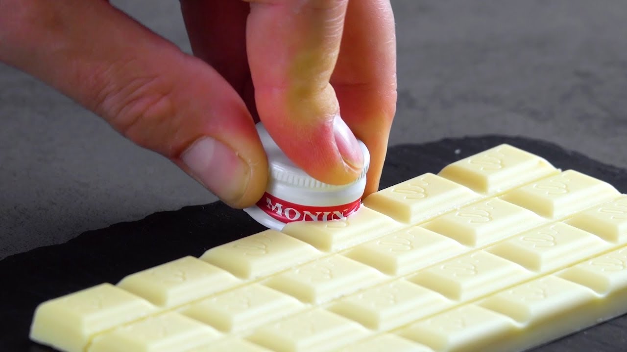 This Is Why You Should Press A Bottle Cap Into The Chocolate