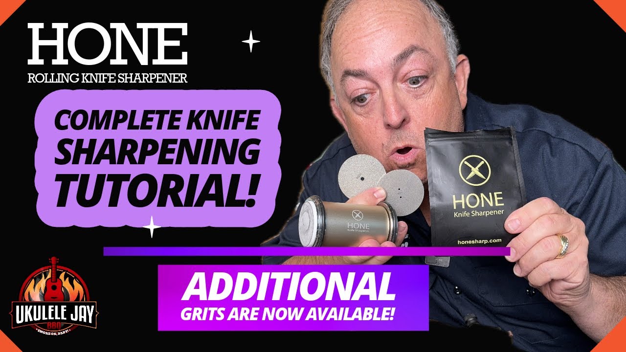 КАК ЗАТОЧИТЬ нож с помощью точилки для ножей HONE Rolling Knife Sharpener