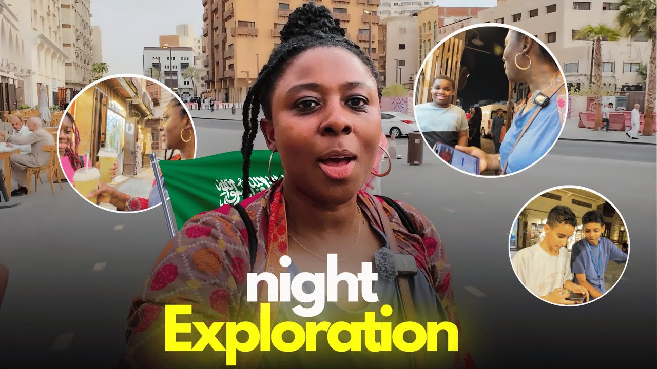A Black Tourist Explores Old Jeddah (Al Balad) at Night and This Happened...🇸🇦