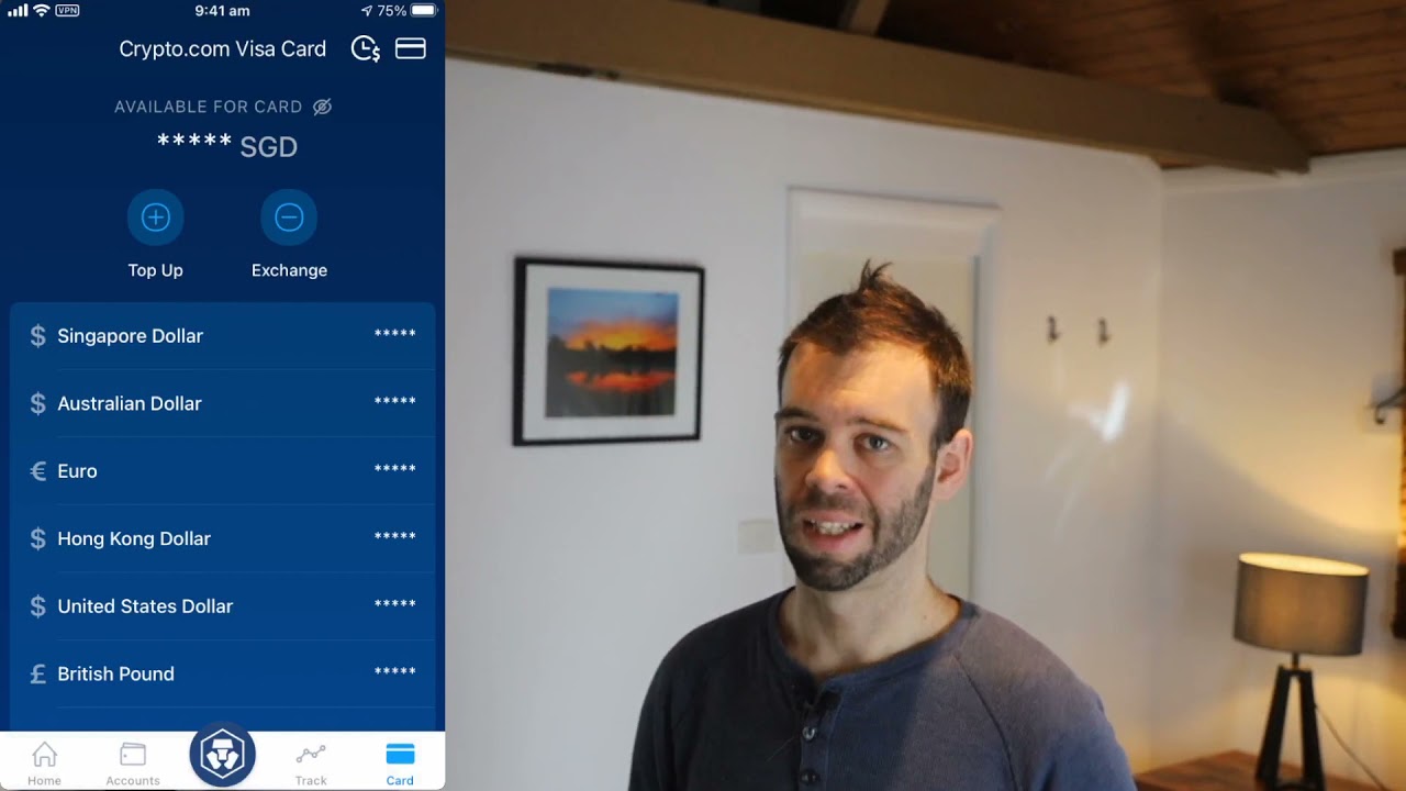 How to top up your pre-paid Crypto.Com Metal Visa card in Australia using a credit or debit card