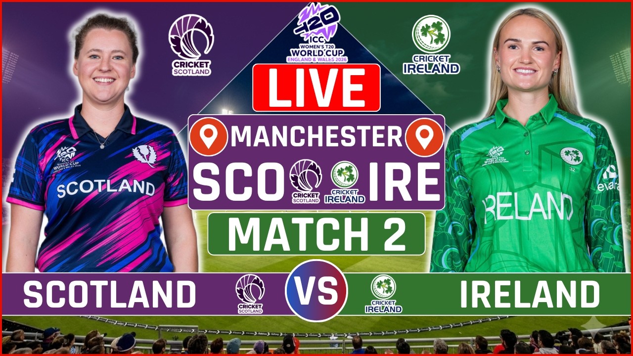Womens T20 World Cup Live: Scotland vs Ireland Live Score | SCO W vs IRE W Live Audio Commentary