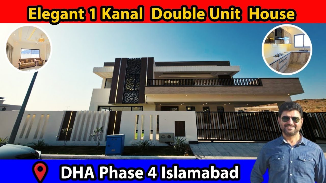 Beautifully Designed 1 Kanal Modern Home with High End Finishes Available In DHA Phase 4 islamabad 