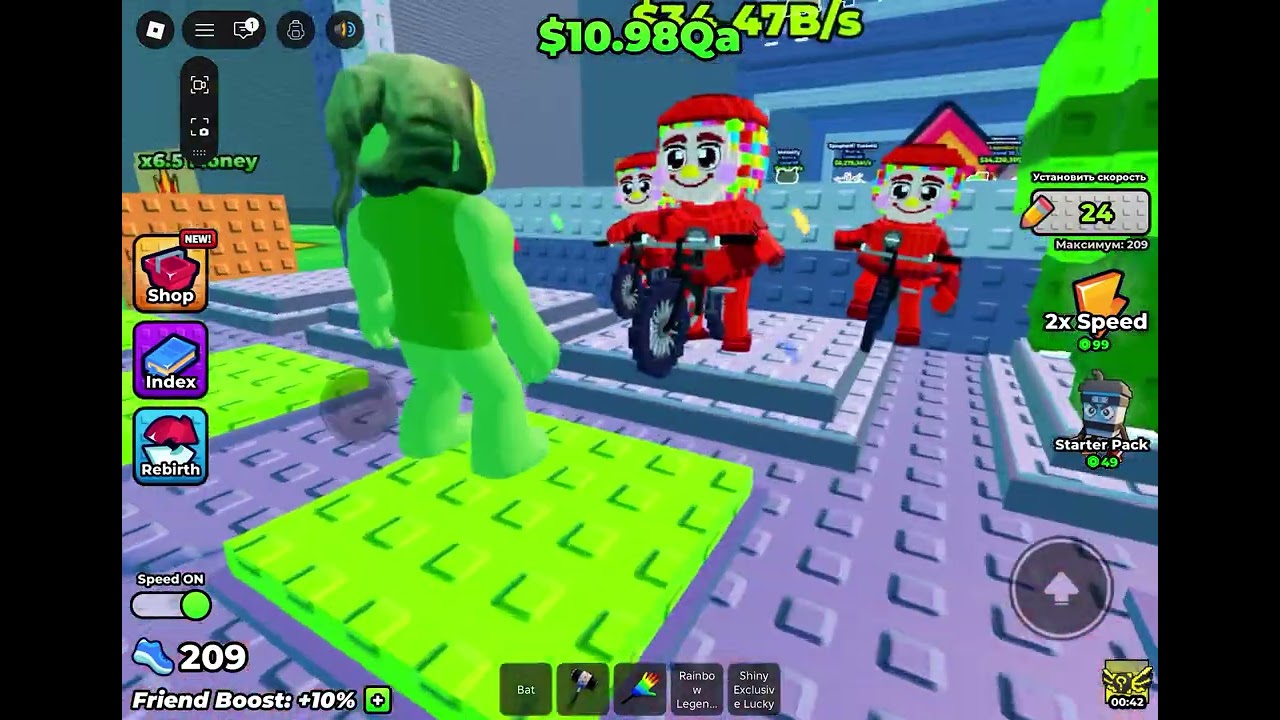 Damir playing Roblox! Играю в Роблокс. Брэйнрот