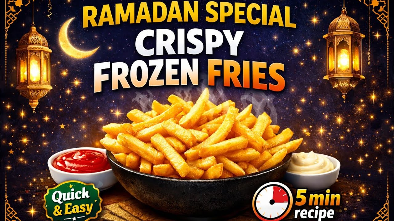 Crispy frozen french fries #frenchfries #homemade #ramadanspecial #easyrecipe #cookingvideo #tasty  