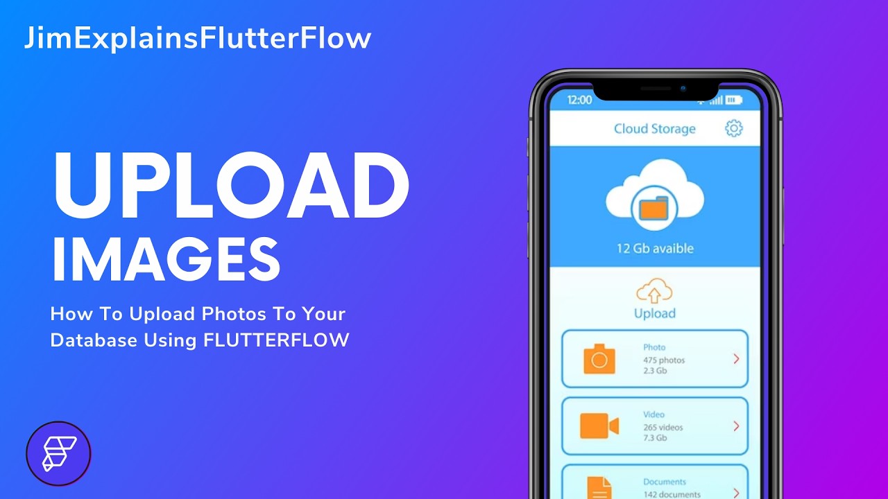 Flutter Flow - Upload Photos To Firebase With Your App.
