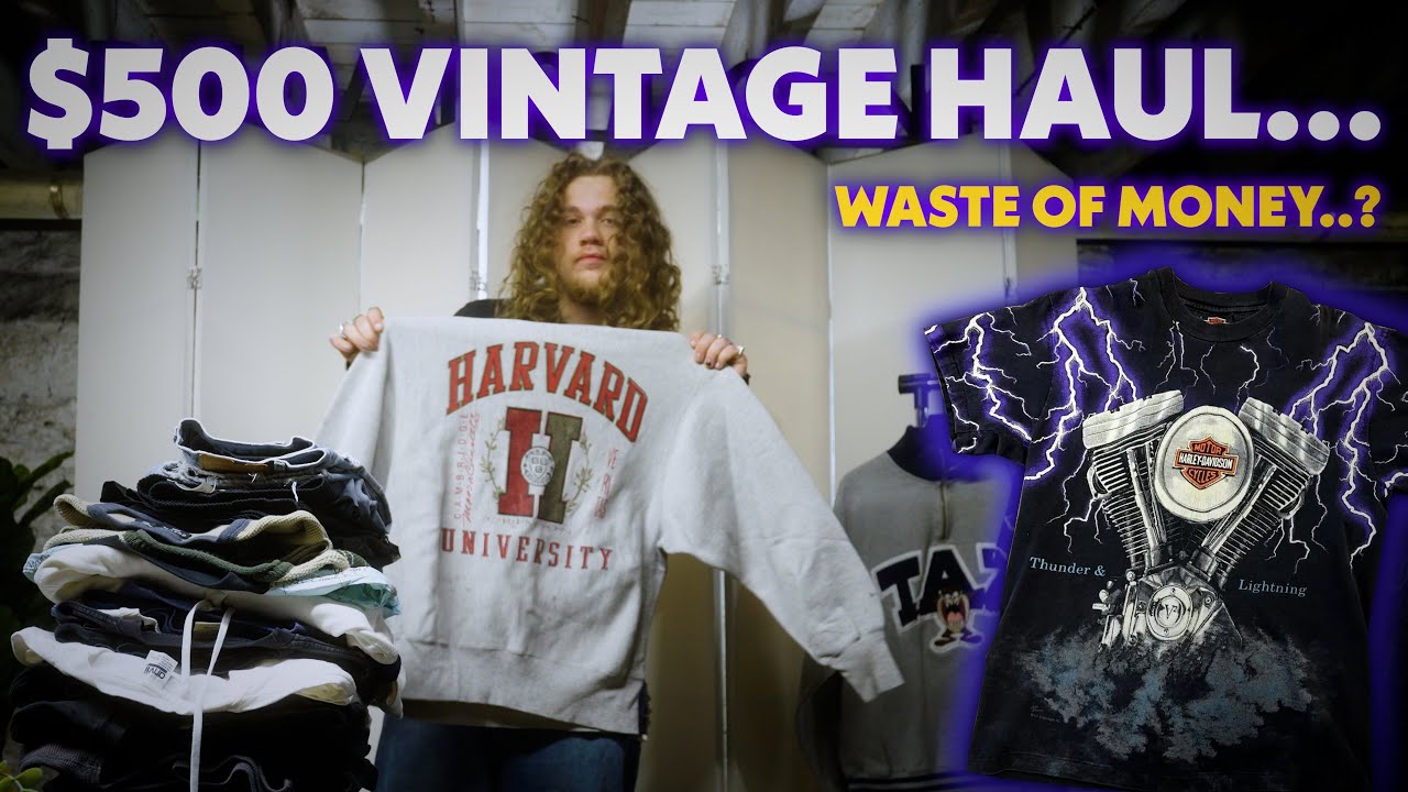 $500 Vintage Haul… Did We Score or Waste Money?