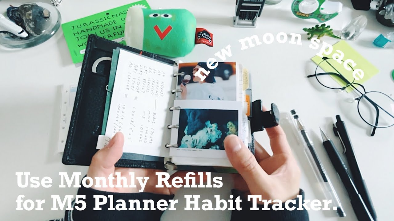 M5 Planner Arrange｜習慣化の加速にM5マンスリーリフィルの力を借りるよ【手帳タイム】