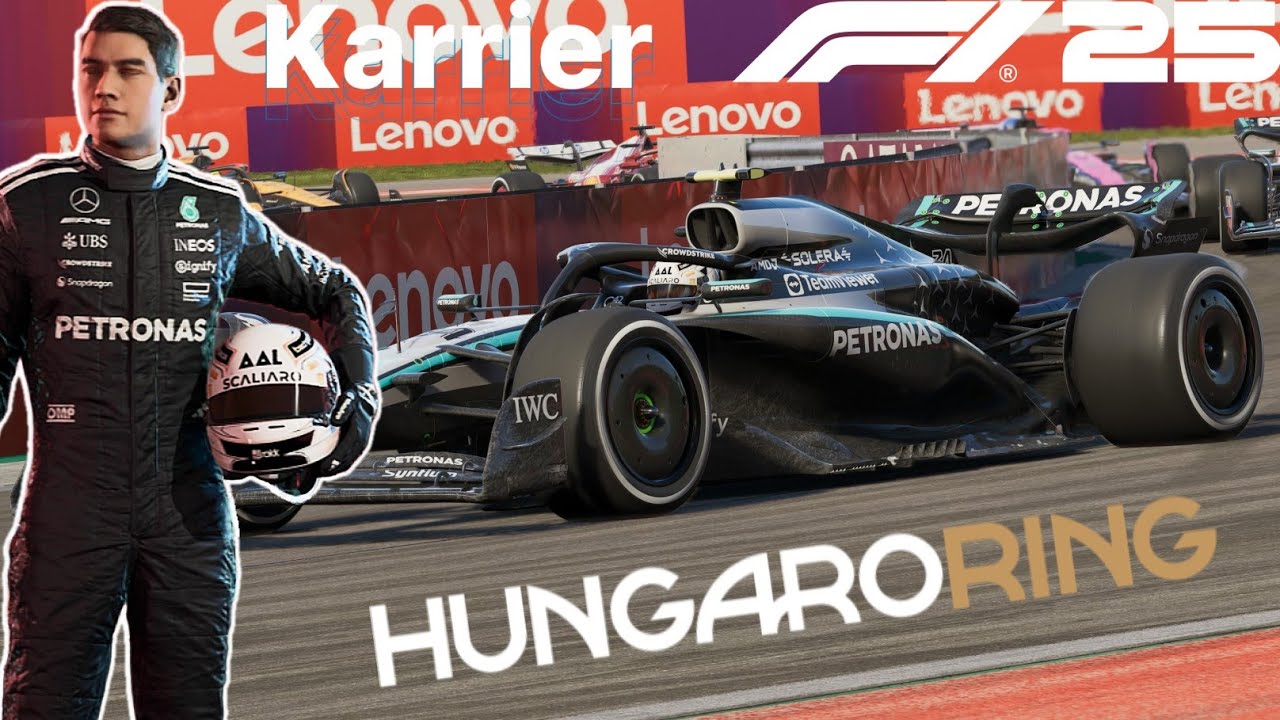 Hatalmas verseny a HUNGARORINGEN / F1 25 Karrier