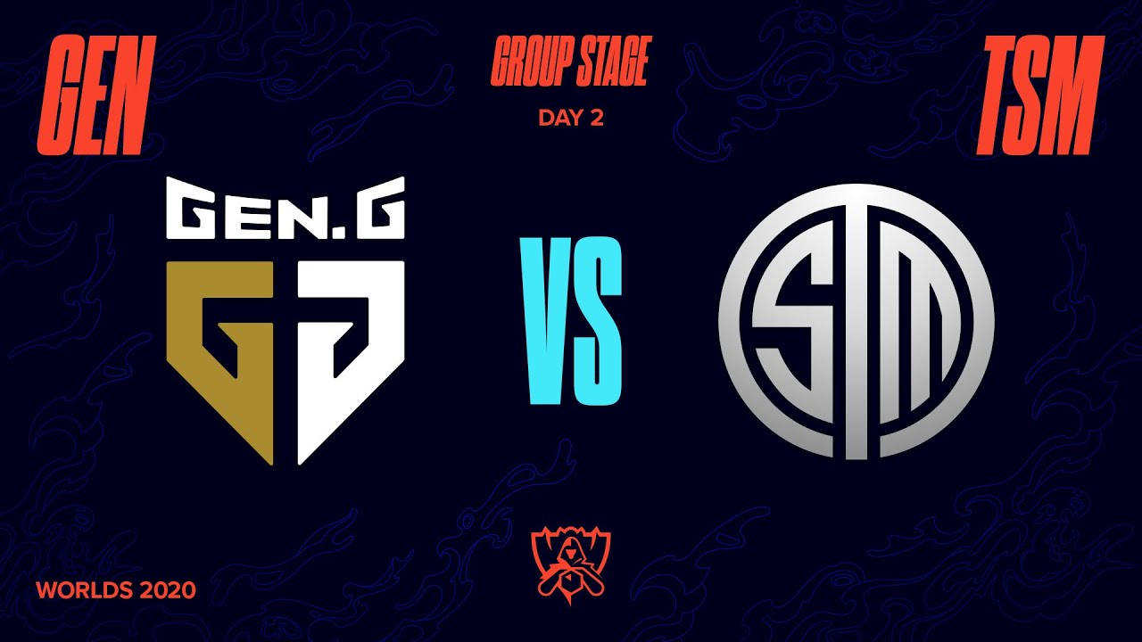 GEN vs TSM | Worlds Group Stage Day 2 | Gen.G vs Team SoloMid (2020)