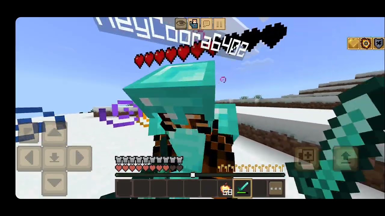ماين كرافت  pvp ضد متابع