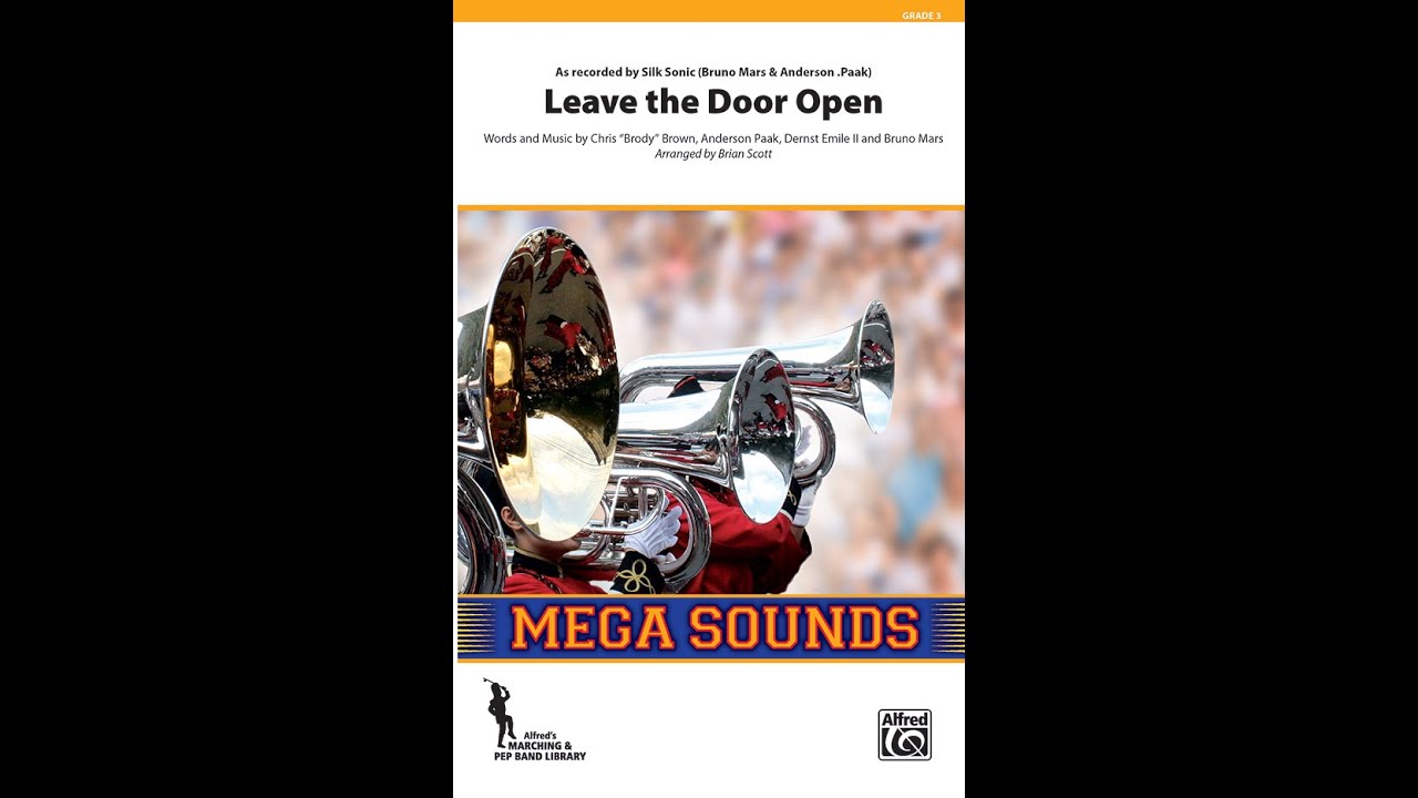 Leave the Door Open, arr. Brian Scott – Score & Sound
