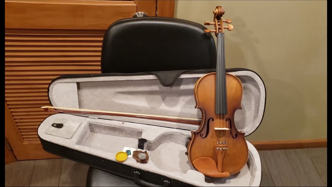 Glarry GV302 Violin - Beautiful Maple Wood & JuJube Wood Unboxing & Review