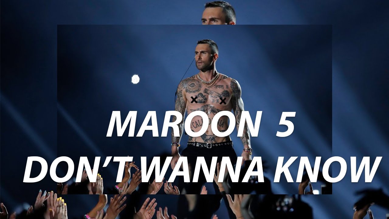 Maroon 5 - Don't Wanna Know (slowed + reverbed)
