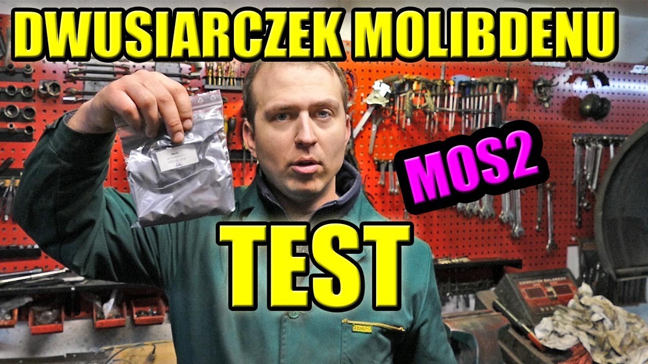 TEST!-DWUSIARCZEK MOLIBDENU-DODATEK DO OLEJU SILNIKOWEGO W PROSZKU.
