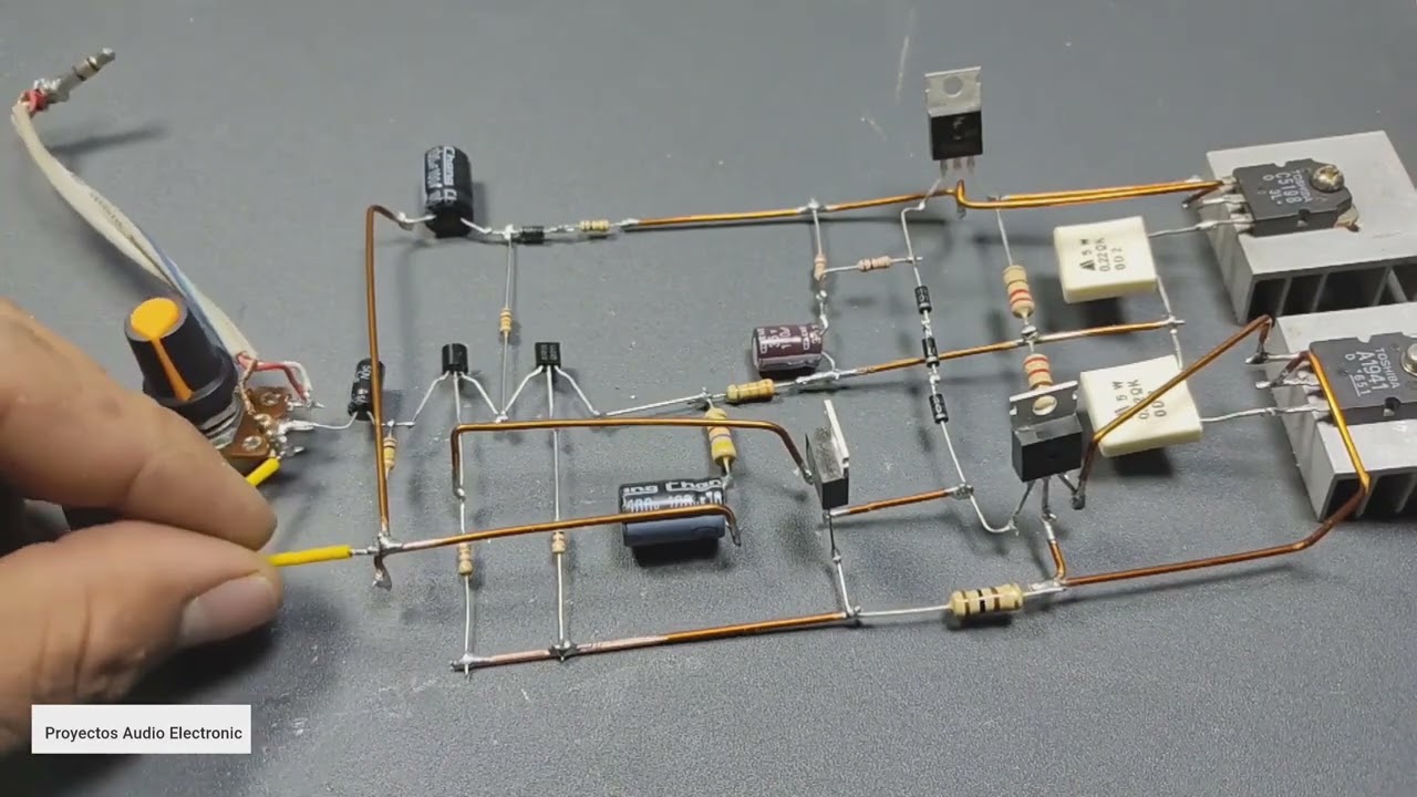 Como hacer un amplificador casero clase AB