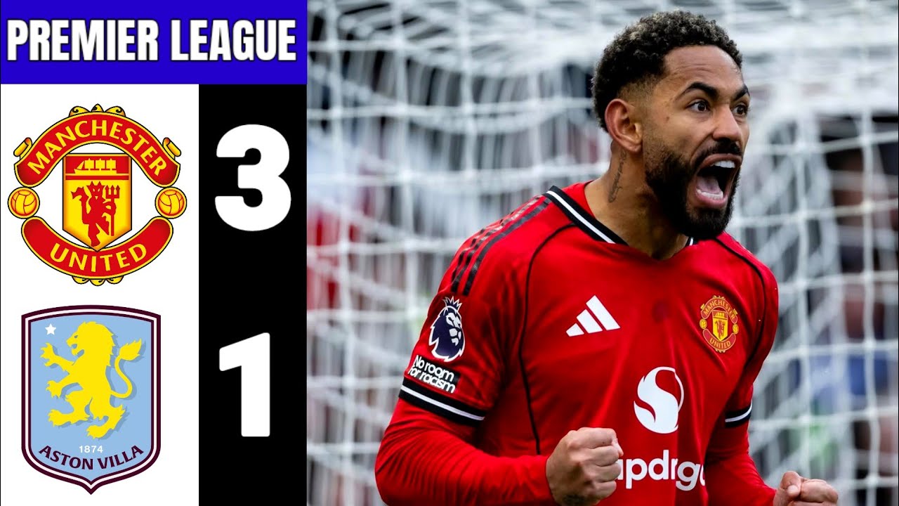 Manchester United vs Aston Villa 3-1 Extended Highlights & Goals | MU vs Aston Villa