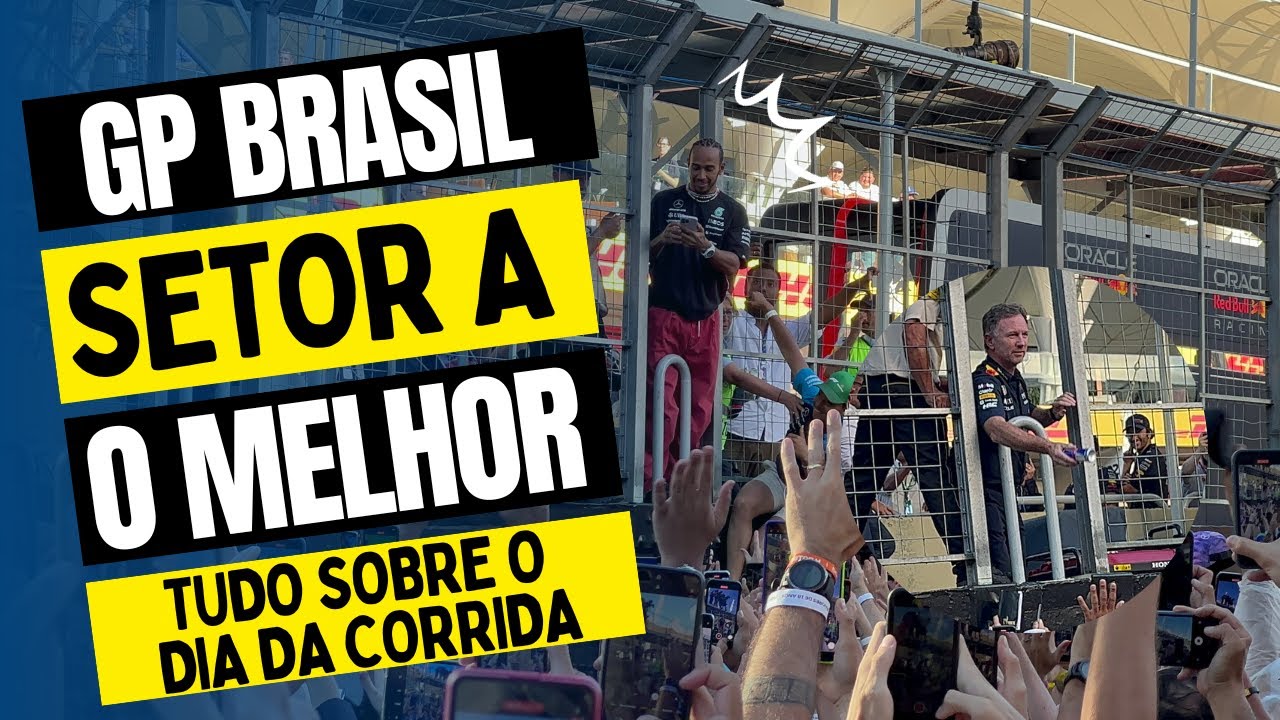 GP BRASIL - DIA DE CORRIDA | SETOR A | VLOG 4K