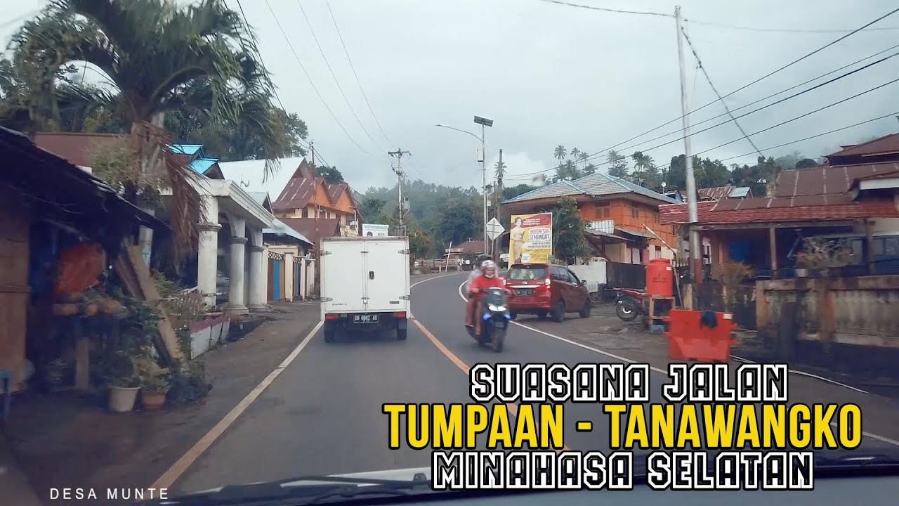 SUASANA JALAN TUMPAAN | Minahasa Selatan