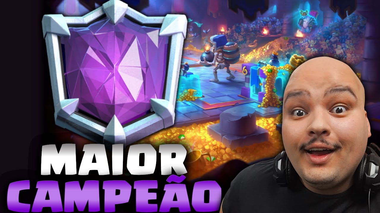 PUSH NA MAIOR CAMPEÃO NO CLASH ROYALE