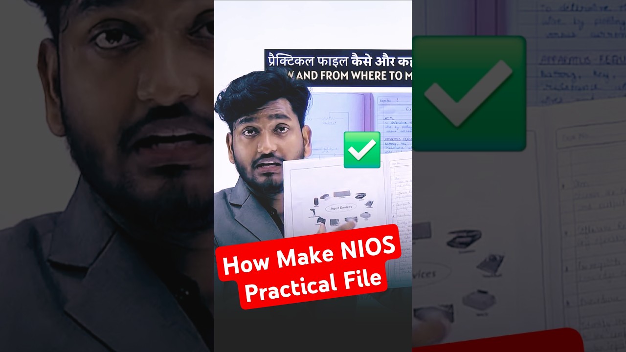 How to Make NIOS Practical File ? #shorts #nios