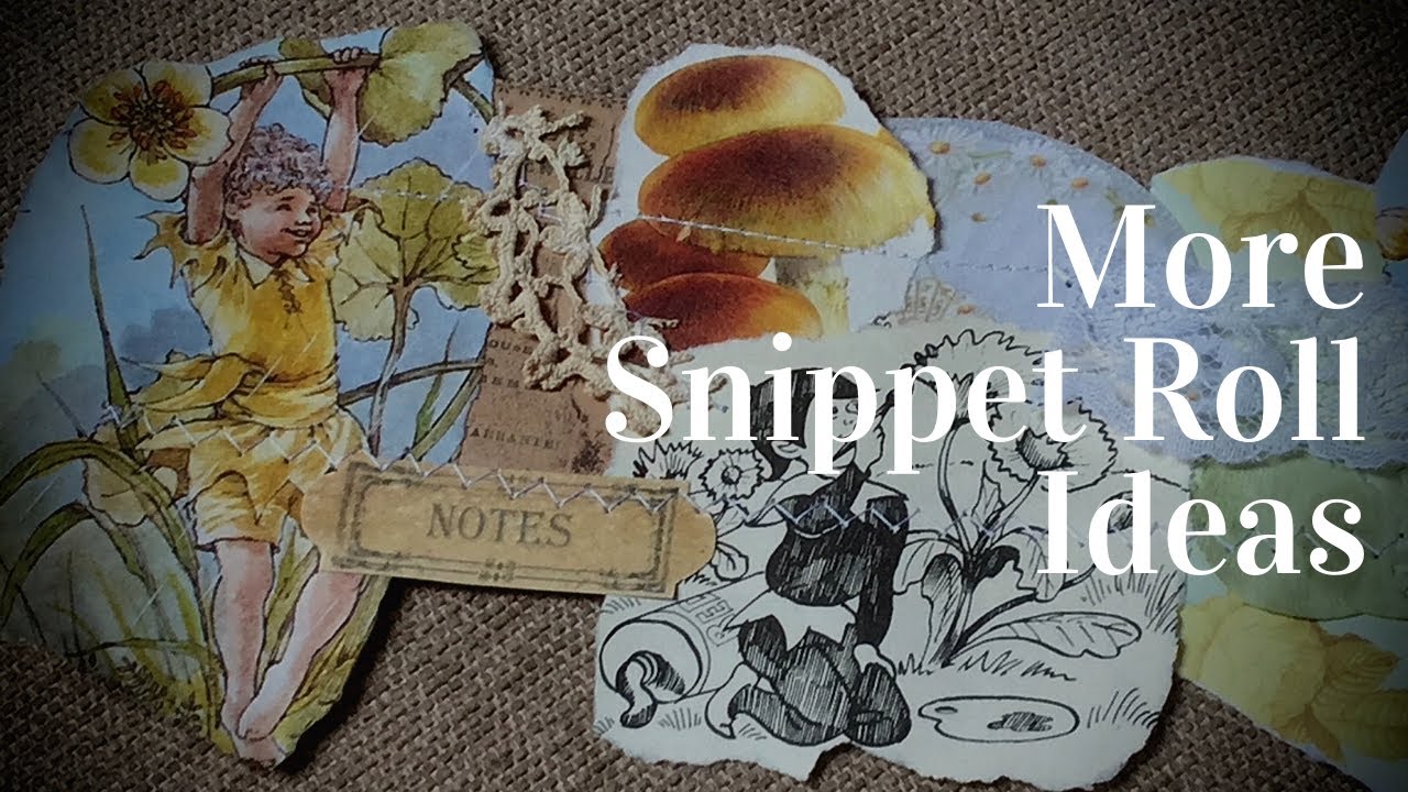 More Snippet Roll Ideas - Using Book Images