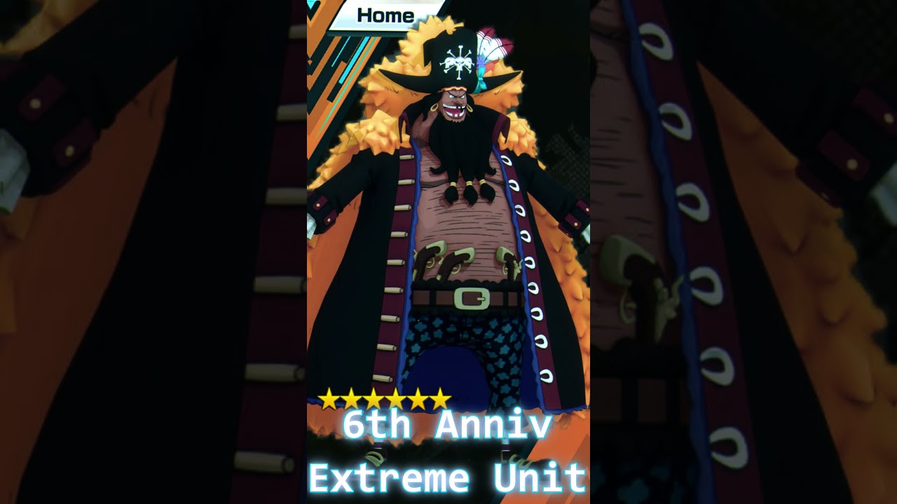 6th Anniversary Extreme Character Black Beard in One Piece Bounty Rush