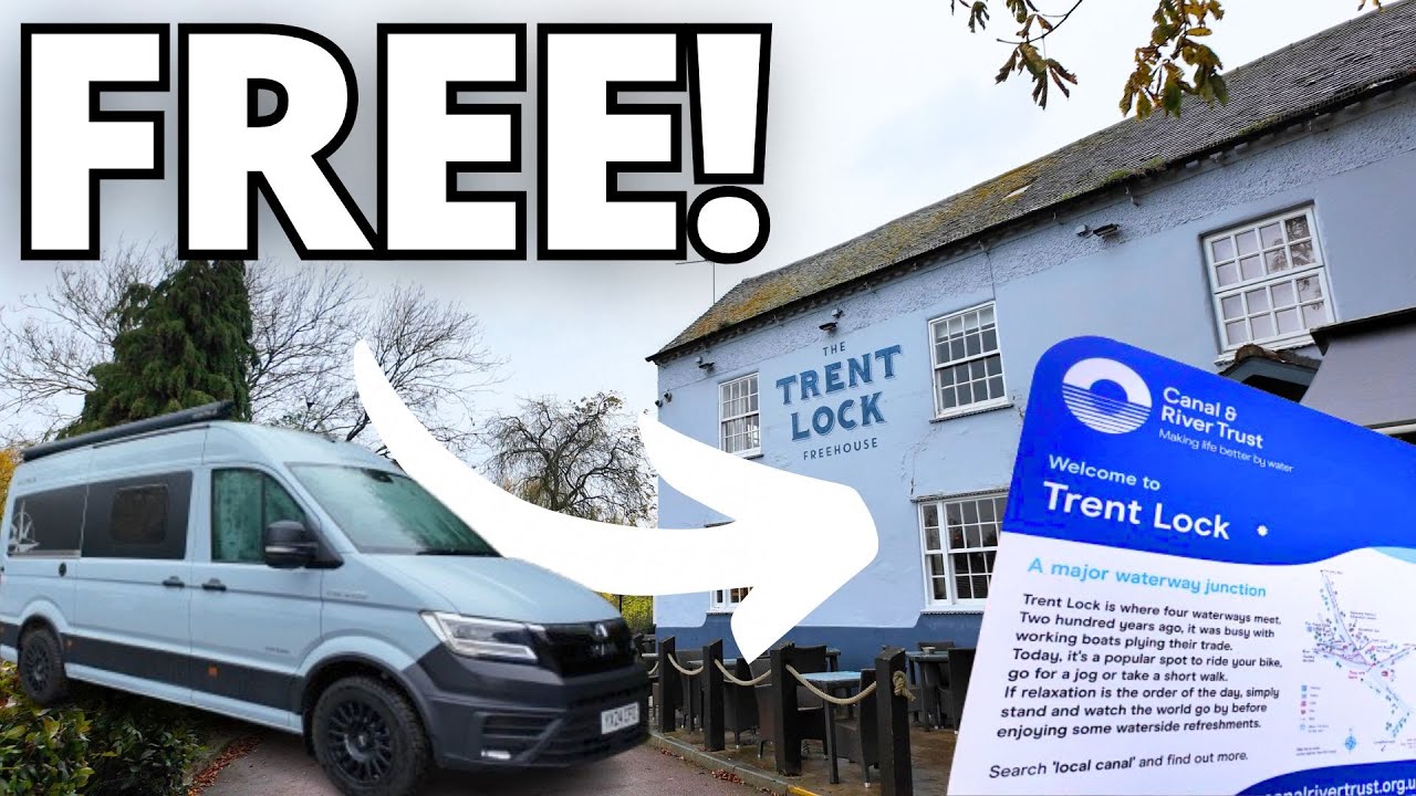 Fantastic River Trent Campervan Pub Stopover with FREE Camping!