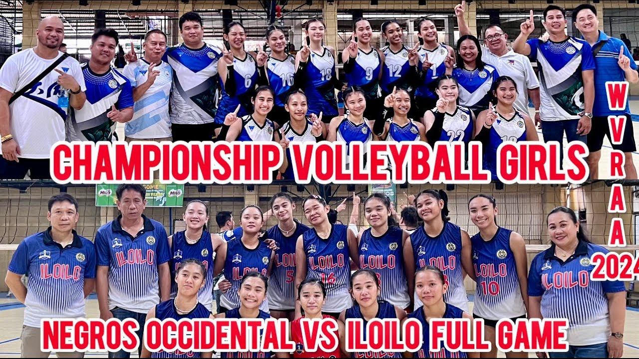 DEFENDING PALARONG PAMBANSA VOLLEYBALL CHAMPION NEGROS OCCIDENTAL (TAYTUNG) VS ILOILO FULLGAME WVRAA