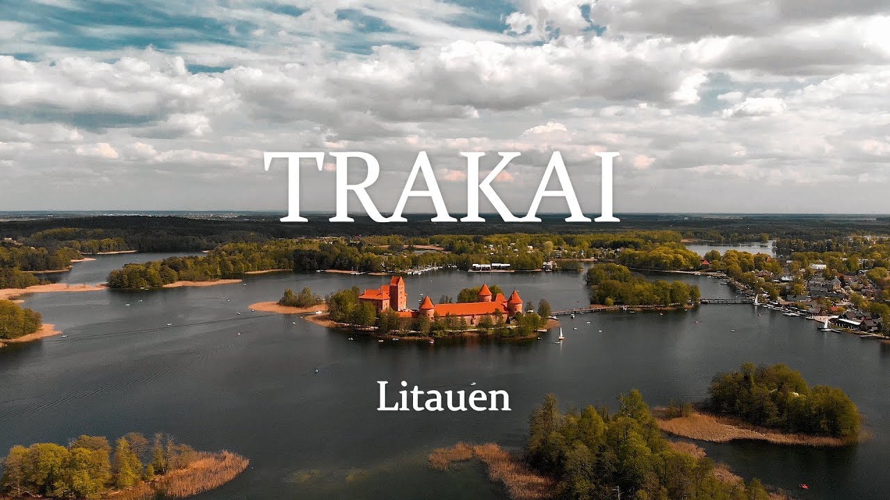 Wasserburg Trakai (Litauen) 4K