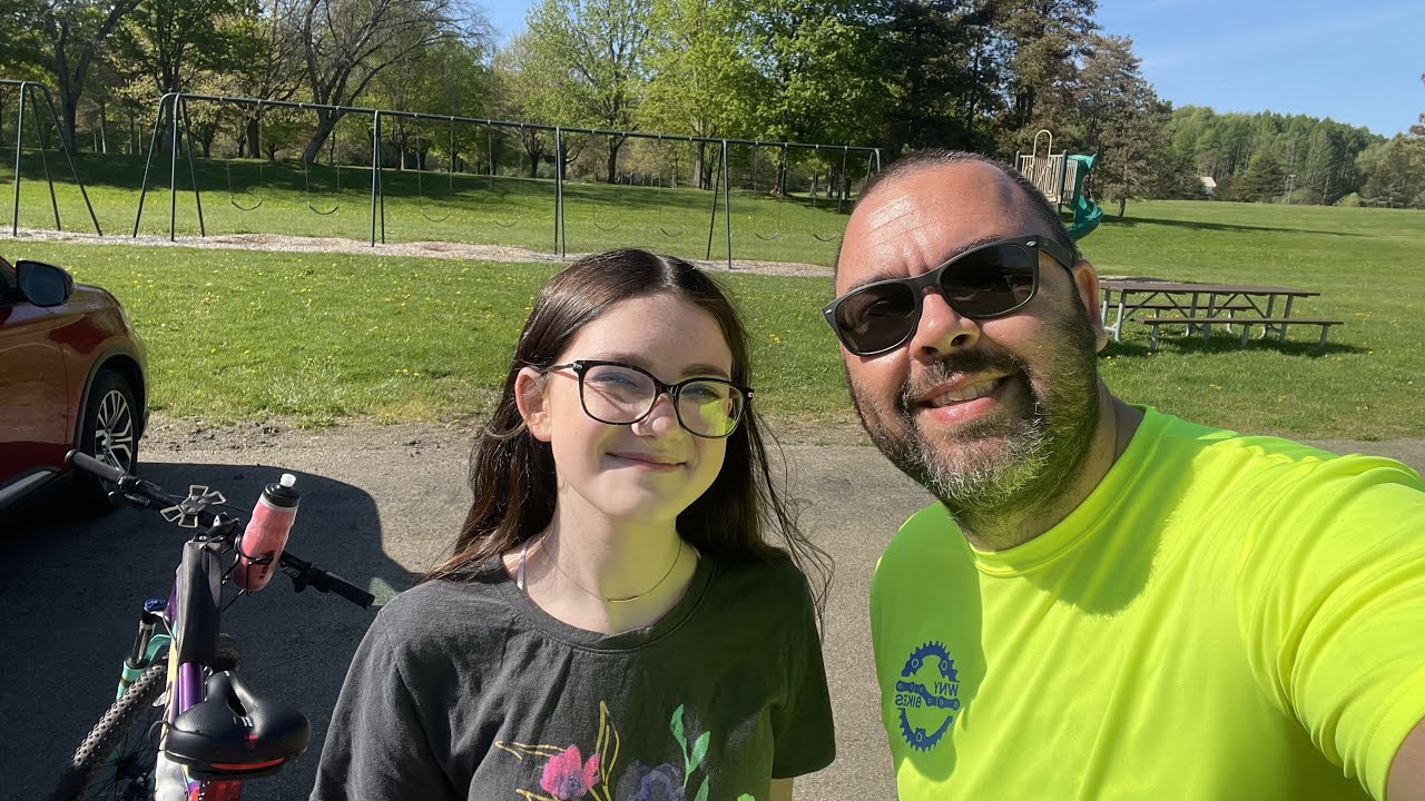 Sprague Brook MTB small Loop with Daughter May 2022
