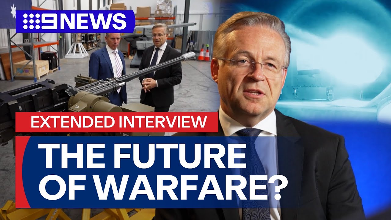 #EXTENDED INTERVIEW: Laser weapon tech gets second life from Australian company | 9 News Australia