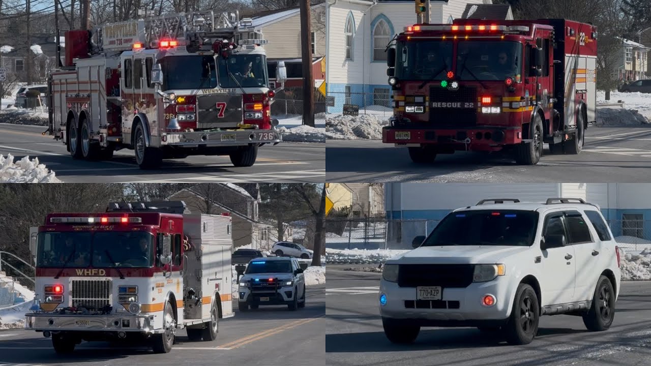 Major Response For a Dwelling Fire in West Deptford Twp NJ at 111 8th Street 2/9/2026