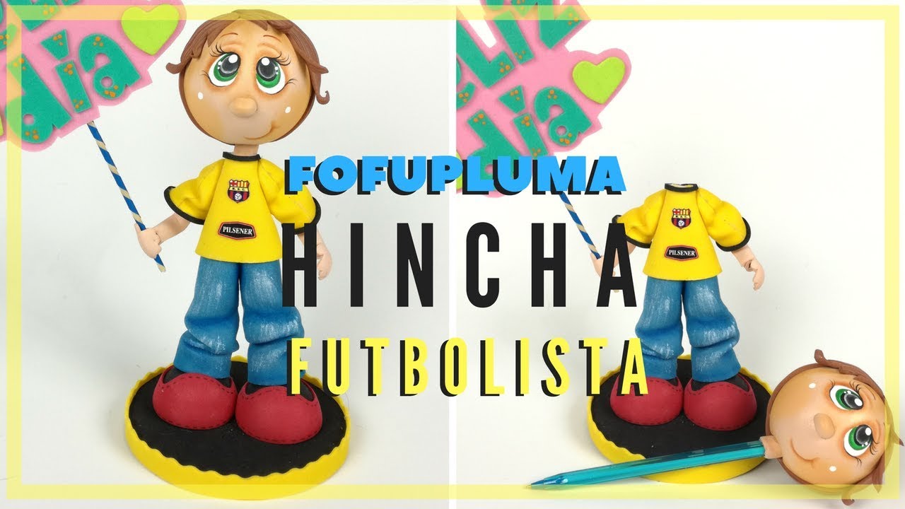 FOFUPLUMA FUTBOLISTA - FOFUCHO FUTBOLISTA - FOAMY GOMA EVA MICROPOROSO