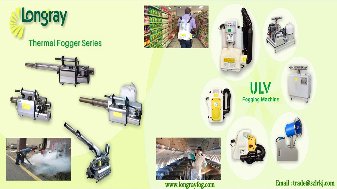 Longray 2022 New Products | 2022 Longray Thermal Fogger, ULV Cold Fogger All Best New Model Machine