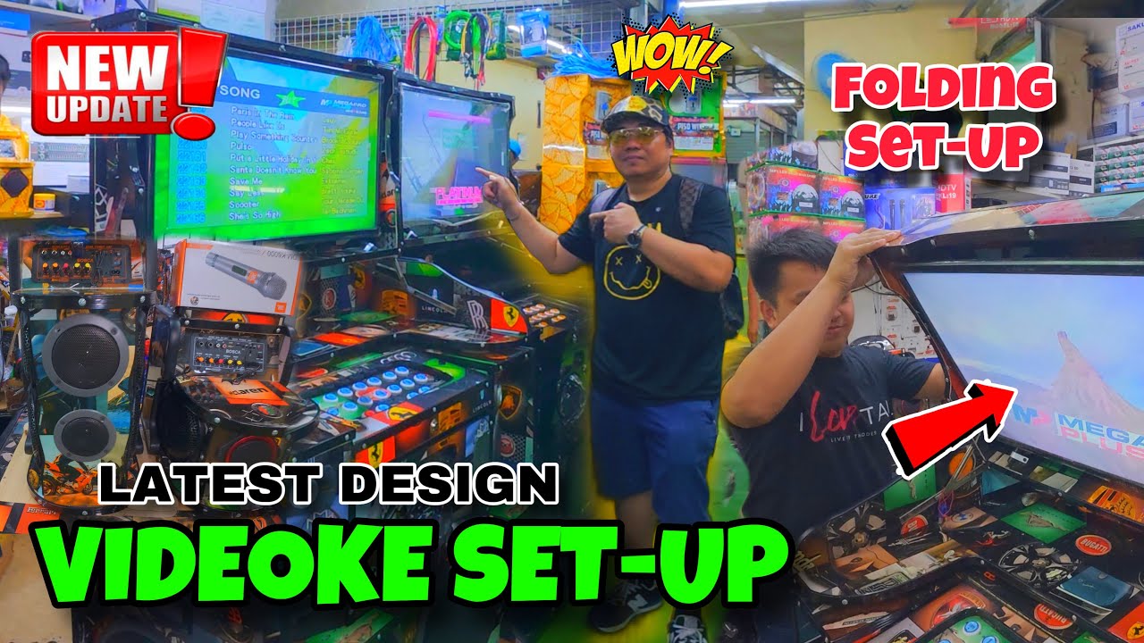 LATEST VIDEO KARAOKE SET-UP SA RAON QUIAPO MANILA | FOLDED VIDEOKE SET-UP | ELECTRONIC SHOP