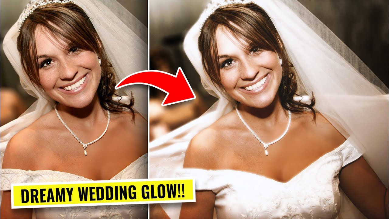 Turn a Normal Photo into a Dreamy Wedding Portrait in Photoshop