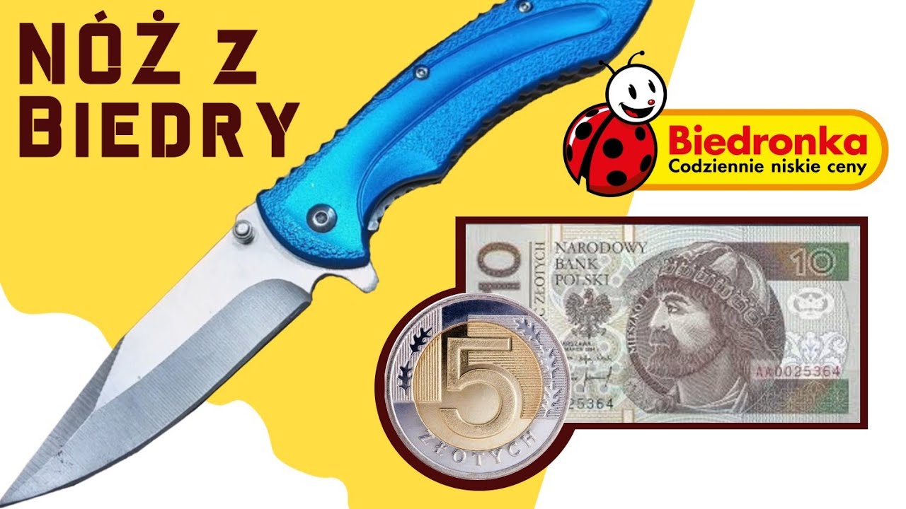 Nóż z Biedronki za 15zł - Recenzja wstępna