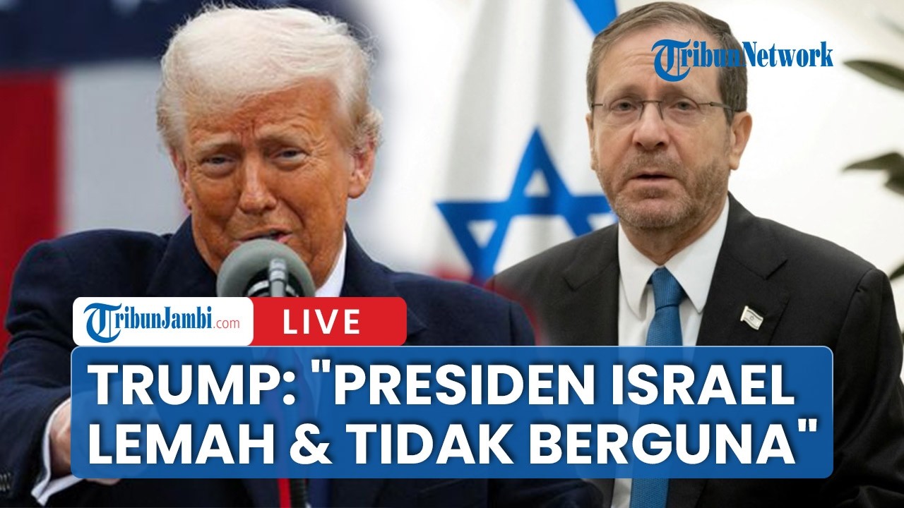 🔴Trump Serang Presiden Israel, Sebut Lemah dan Bela Netanyahu