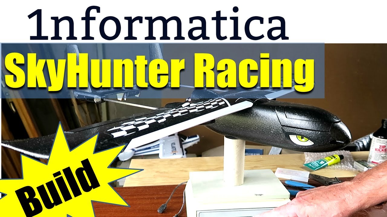 Sonicmodell Skyhunter Racing 787mm Wingspan EPP FPV  RC Airplane Racer KIT Build