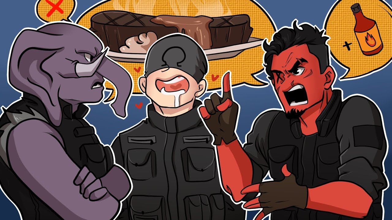 ВЕЛИКИЙ СПОР О СТЕЙКЕ! | Rainbow Six: Siege (с Gorillaphent и Ohmwrecker) R6