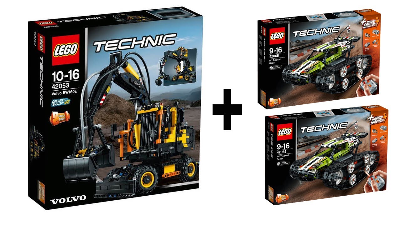 Lego Technic 42053 + 2x Lego Technic 42065 Full Function RC Motorized Combination MOC