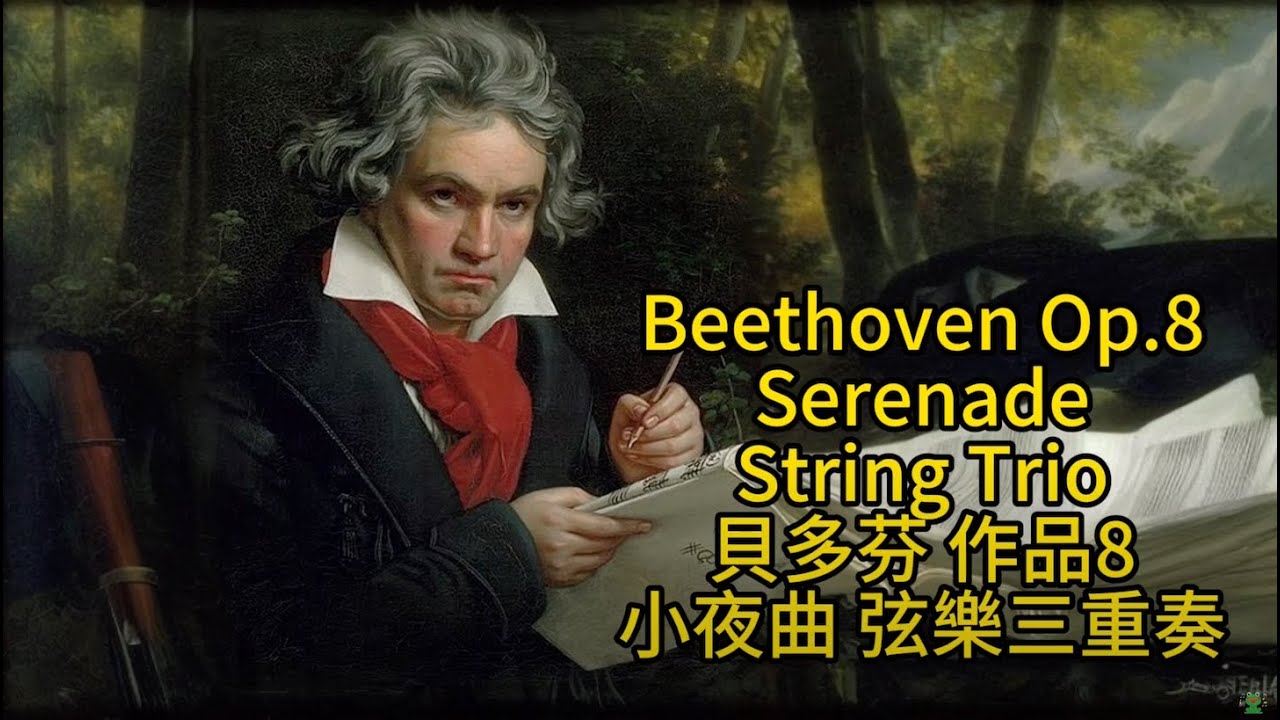 Beethoven Op.8 Serenade for String Trio 貝多芬 弦樂三重奏 小夜曲 ベートーヴェン セレナーデ Score Sheet 譜 樂譜 乐谱 楽譜付き 【Kero】