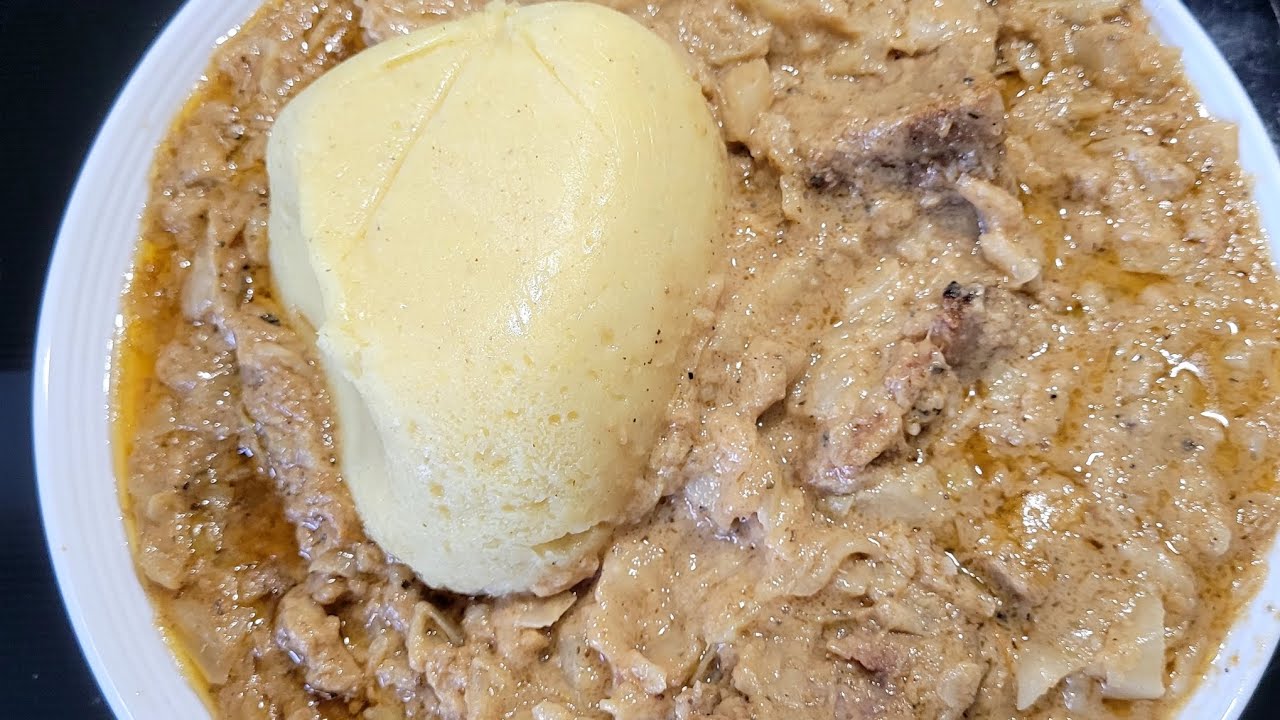 14👩‍🍳: Sauce d'arachide aux choux Cameroun / mafé de choux./ cabbage with peanut sauce