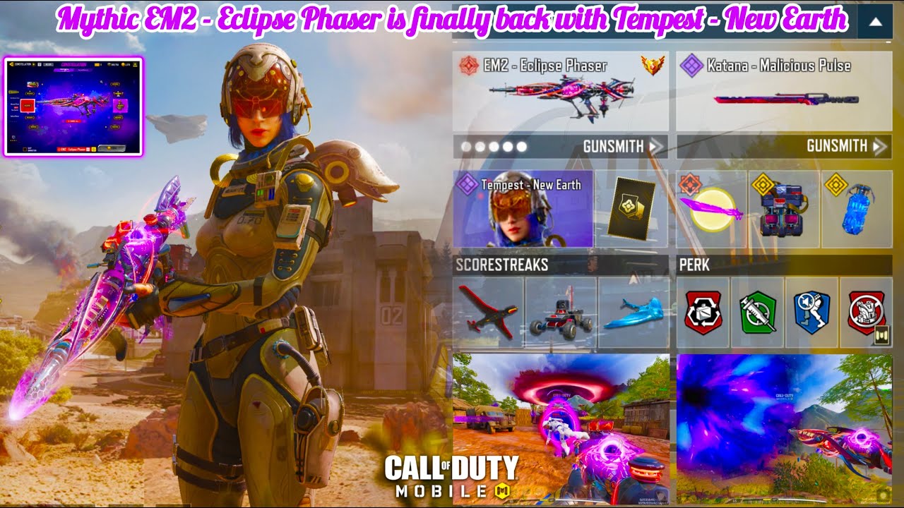 Mythic EM2 - Eclipse Phaser is finally back to drop intense MVP SND, TDM & HARDPOINT Clips in CODM 🚀
